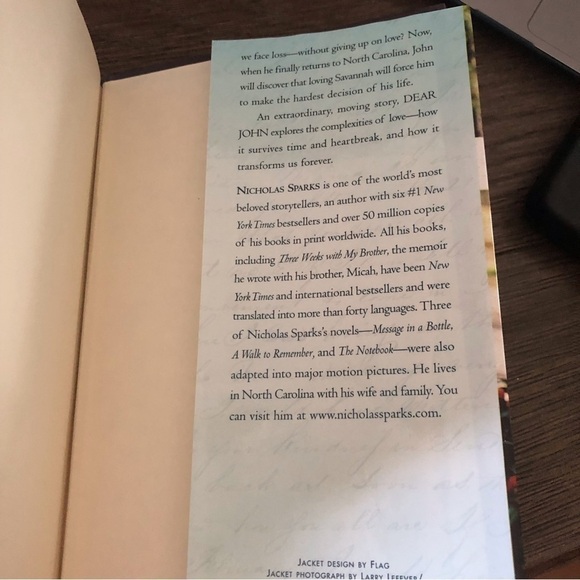Dear John by: Nicholas Sparks hardback book - Picture 5 of 6